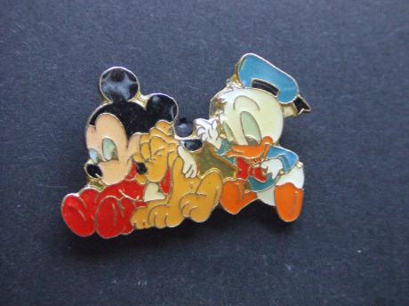 Donald Duck familie, Pluto,Mickey Mouse
